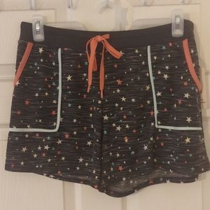 Gray with Stars Sleep Short Pockets